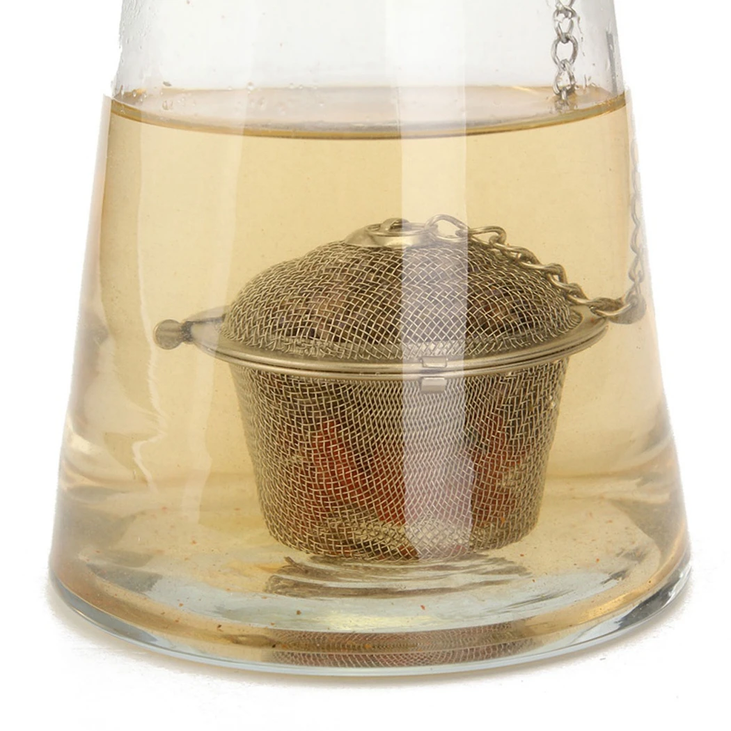 Stainless Steel Tea Infuser Sphere Locking Spice Tea Ball Strainer Mesh Infuser Tea Filter Strainers Kitchen Tools