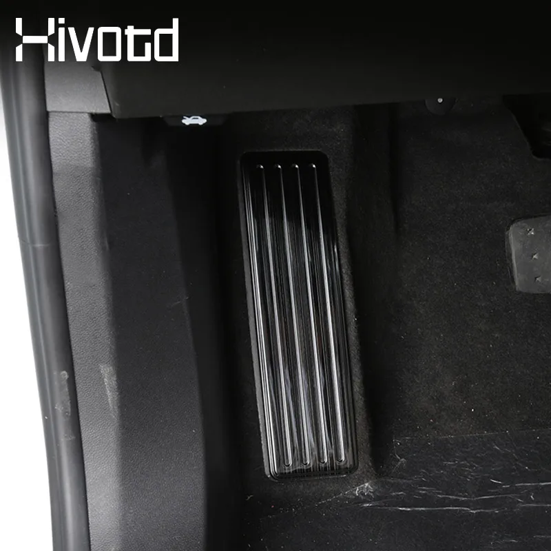 Hivotd Car Styling Rest Pedal Cover Non-Slip Trim Interior Parts Footrest Pad Garnish Accessories For Chevrolet Blazer 2020 2023