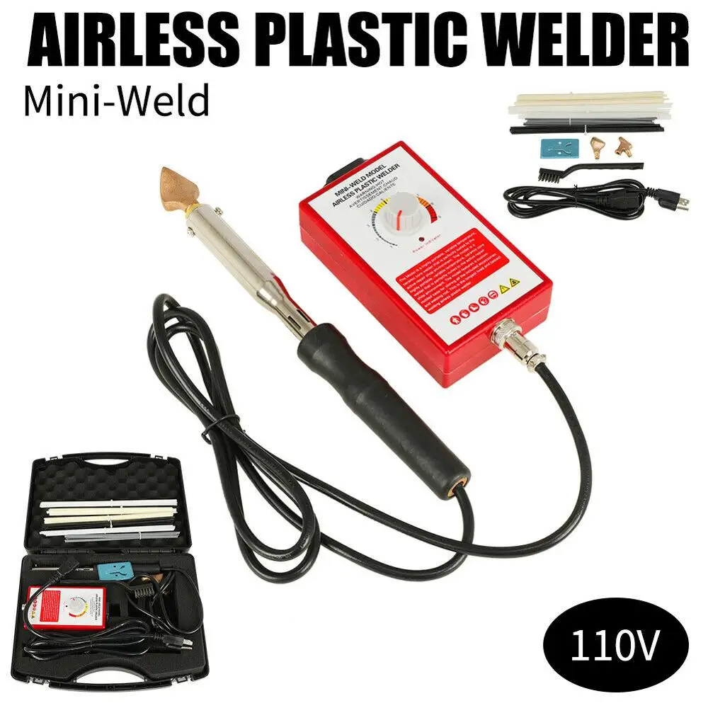 110V/220V Mini-Weld Model Airless Plastic Welder Variable Temperature Ceramic Core