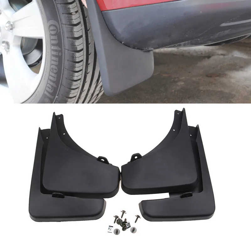 Car decoration Front & Rear Splash Guards Mud Flaps For 2011-2015 for Jeep Compass Deluxe Molded fender 4 pcs / Set