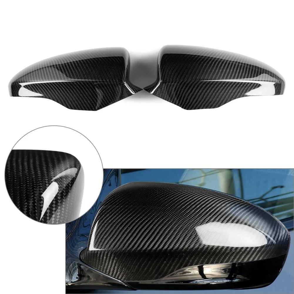 

Car Side Mirrors Cover For BMW F10 F12 M Series M5 M6 2012-2016 Add On Style Carbon Fiber Rearview Mirror Cap