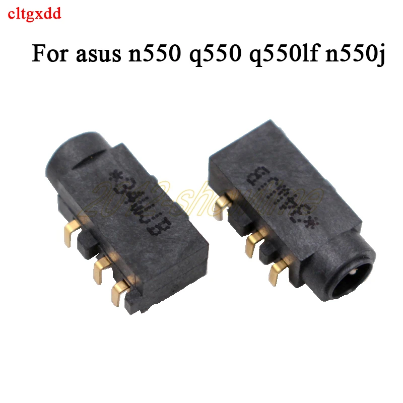 1pcs 6-pin 3.5mm earphone port microphone socket audio connector for asus n550 q550 q550lf n550j n550ja n550jv n550jk n550lf