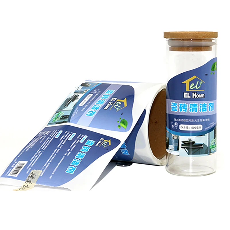 

Reel Self-Adhesive Custom Waterproof PVC Bottle Labeling Roll Automatic Labeling Machine Printing Labels