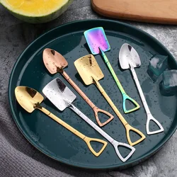 2020 fashion coffee spoon ice cream dessert spoon retro cute round head spoon kitchen gadget decoration kitchen bar utensils