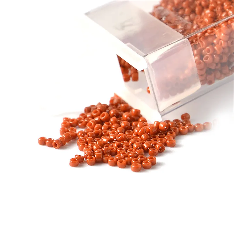 1,5mm Japan TOHO Runde Seed Perlen 15/0 Opaque Farbe Glas Seed Bead für Hand Handemade Schmuck Machen 2500 stücke 10g – Detail 3