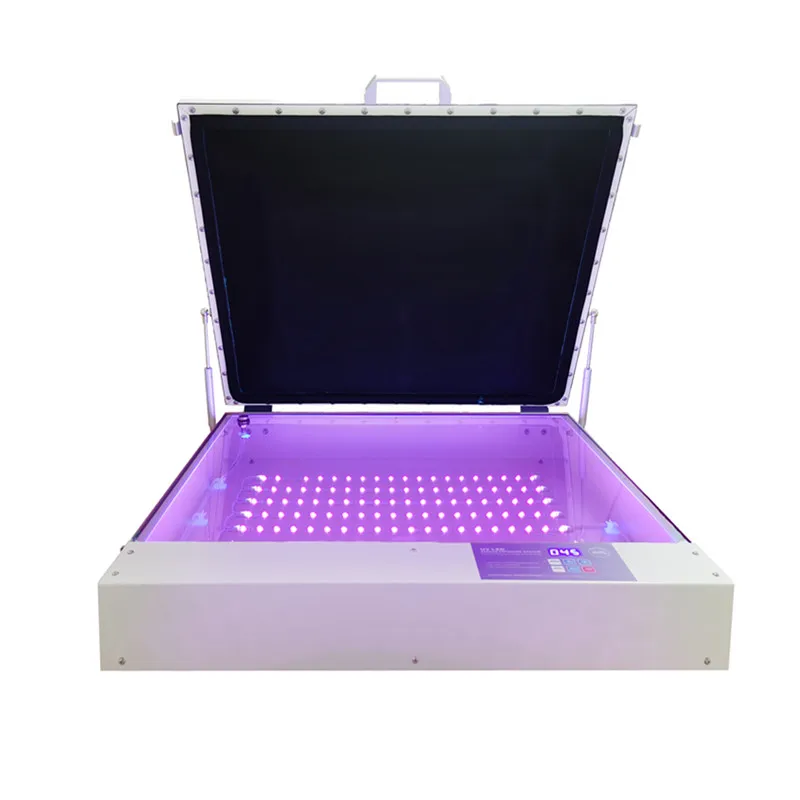 80W Tabletop Precise 50×60cm Vacuum LED UV Exposure Unit Silk Screen Frame Machine