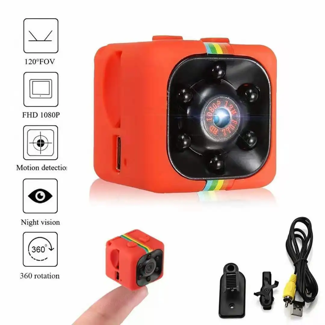 Minicámara SQ11 HD 1080P con Sensor de visión nocturna, videocámara de detección de movimiento DVR, microcámara deportiva DV, cámara de bolsillo ultrapequeña