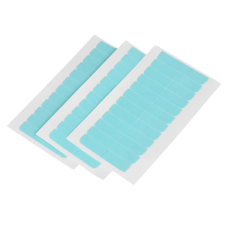 5 Sheets Hair Tape Adhesive Glue 4cm*0.8cm Double Side Tape Waterproof For Lace Wig Hair Extension Tool T0595