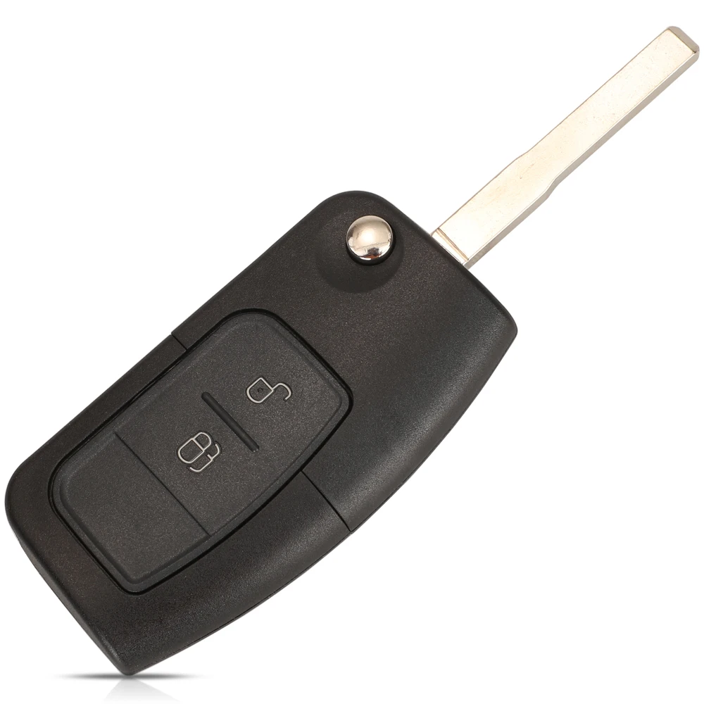 jingyuqin 2/3 przyciski zmodyfikowane składane etui na kluczyk zdalnego sterowania do Ford Mondeo Focus Fiesta S-MAX FOB Key Cover