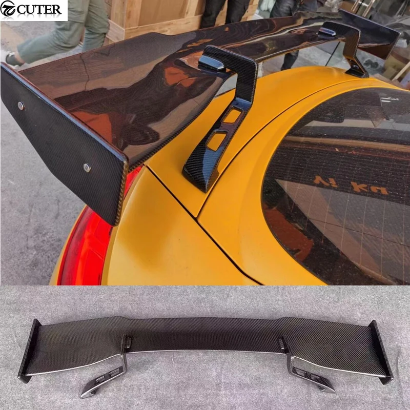 TT TTS TTRS Carbon Fiber Rear Trunk Spoiler Lip Wing for Audi TT Sport Racing Car Body Kit