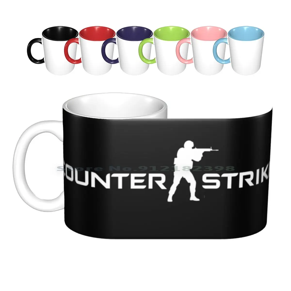 Csgo Ceramic Mugs Coffee Cups Milk Tea Mug Csgo Counter Strike Counterstrike Games Pc Master Race Call Duty Guns Warfare Knife