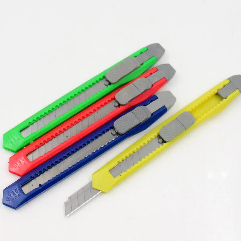 Sharp Mini Utility Knife pocket School Stationery box Letter Opener Envelope Cutter for Craft Wrapping Kindergarten Supplies