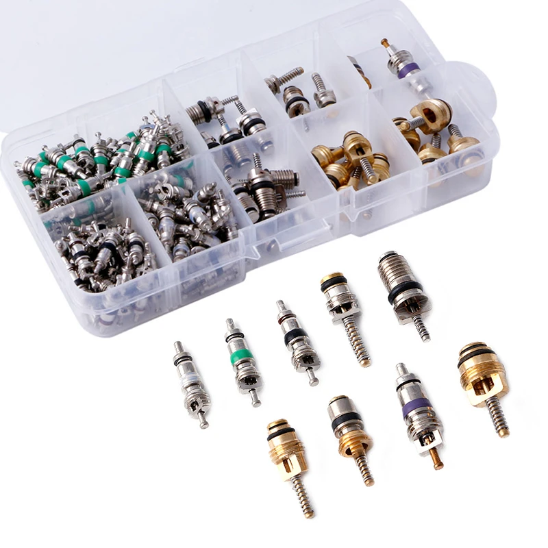 134Pcs R134A A/C Car Auto Conditioning for Valve Core Car Tire Assortment Hot