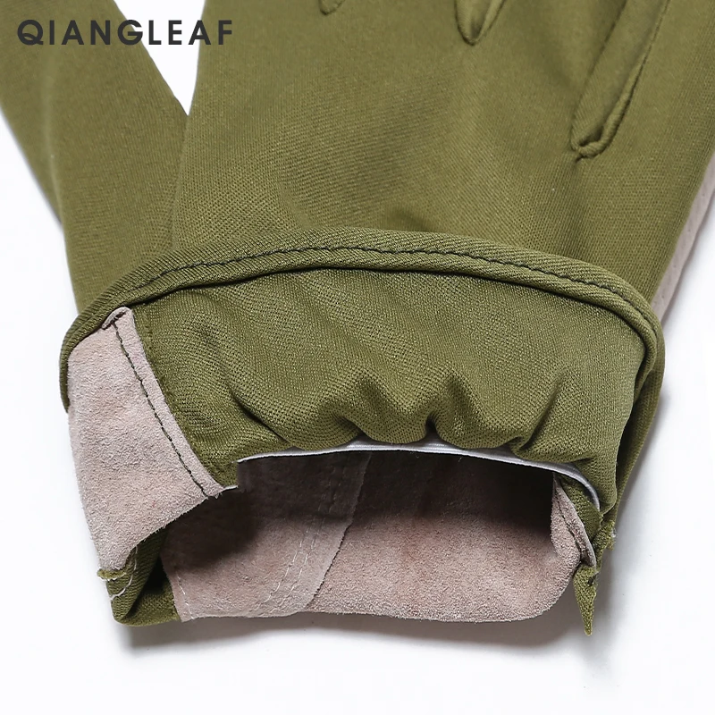 QIANGLEAF  3pcs Hot Sale Protection Leather Gloves For Working Glove Free Shipping Ultrathin Safety Work mitten Wholesale 620