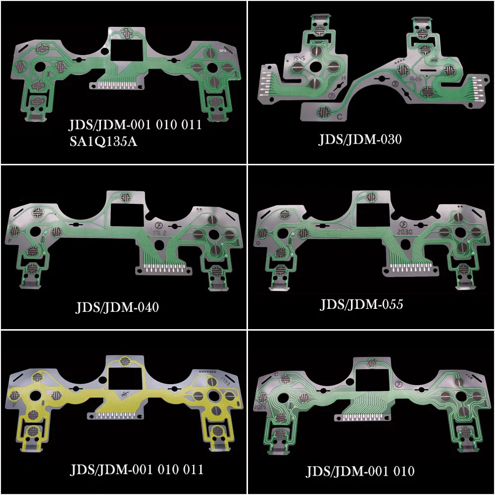 1PCS JDS 001 010 011 030 040 055 For PS4 Conductive Film Keypad for PS4 Controller  PCB Circuit