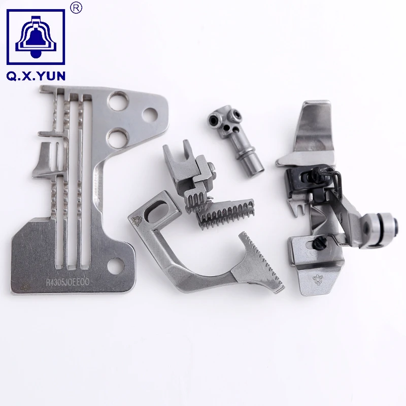 Q.X.YUN Sewing Machine For JUKI MO-3914 MO-3915 R4305-JOE-E00 Machine Oversealing Machine Parts  feed dog Gauge Set