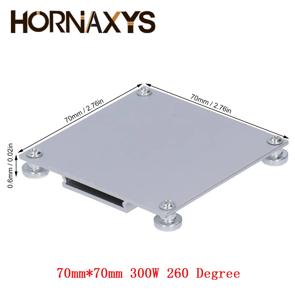 LED Lamp Remover 70*70mm BGA Demolition Chip Welding Soldering Station Aluminum PTC IP20 Heating Plate 300W 260 Degree