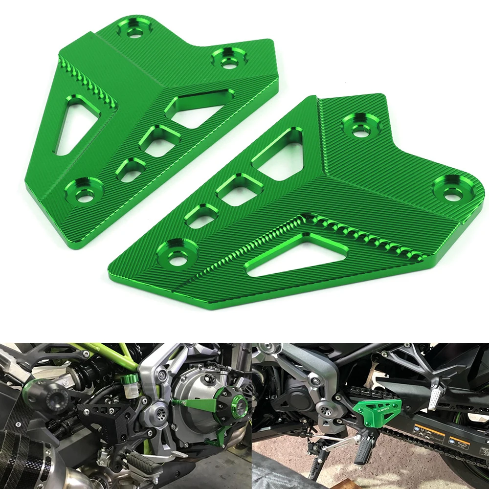 

For KAWASAKI Z900 Z 900 2017 2018 Motorcycle Accessories Footrest Rear set Heel Plates Guard Protector