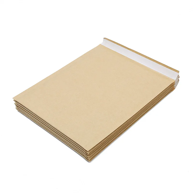 Sobres de papel Kraft de tamaño supergrande, paquetes de papel Kraft grueso de 34x46,5 + 4cm con burbujas, 5 unidades