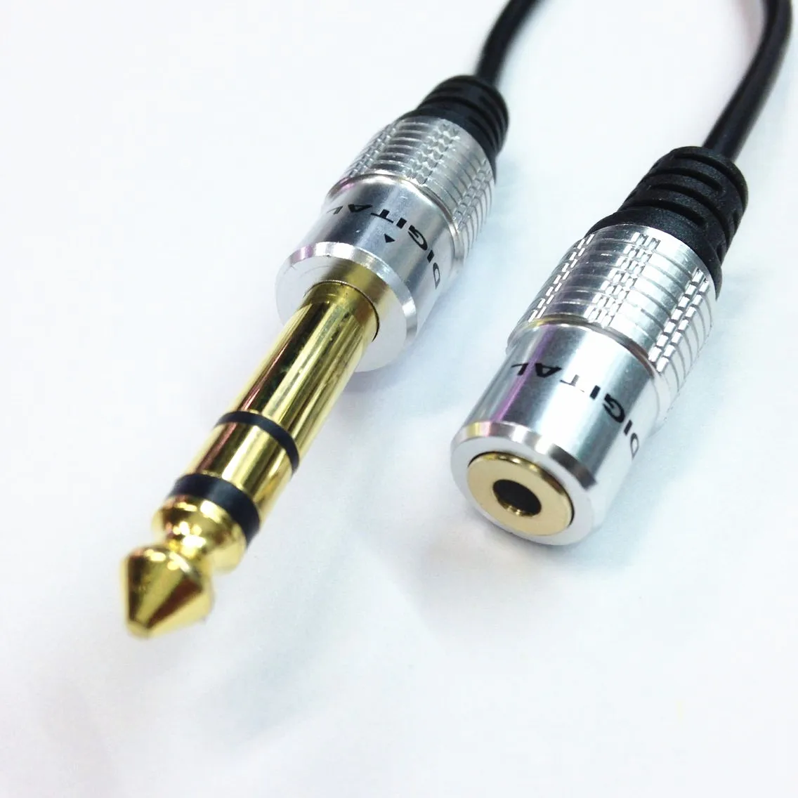 6.35mm Plug to 3.5mm Socket Headphone Extension Cable