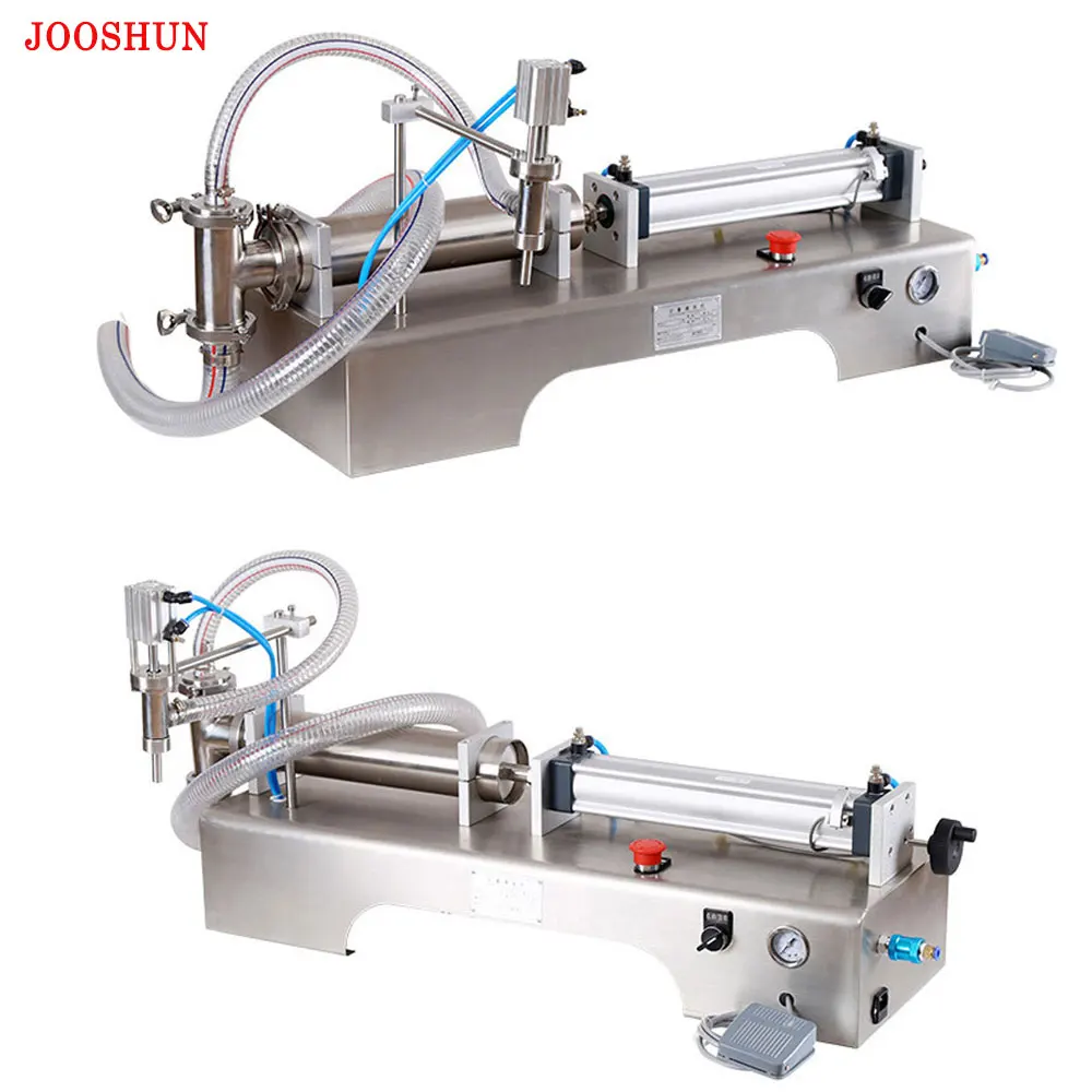 

30-3000 мл машина для наполнения жидкостей педаль из нержавеющей стали пневматическая машина для наполнения сока наполнитель для упаковки напитков