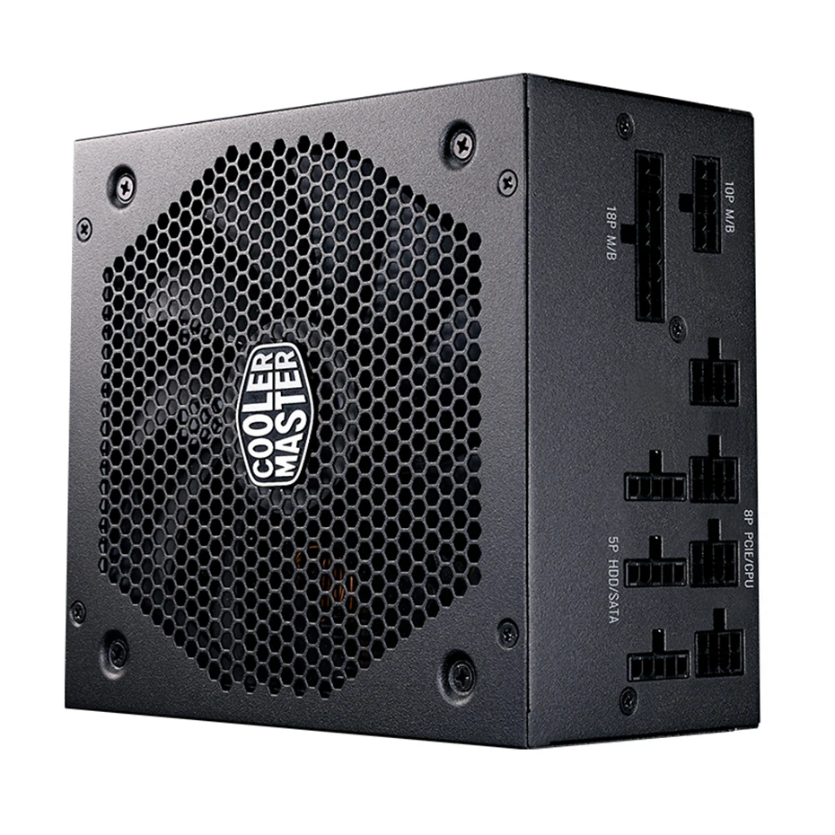 Imagem -02 - Cooler Master-v850 Gold v2 Fonte de Alimentação 850w pc Desktop Psu Ventilador Silencioso Atx 24pin 12v 80plus pc Computador