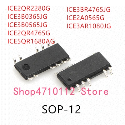 10PCS ICE2QR2280G ICE3B0365JG ICE3B0565JG ICE2QR4765G ICE5QR1680AG ICE3BR4765JG ICE2A0565G ICE3AR1080JG IC