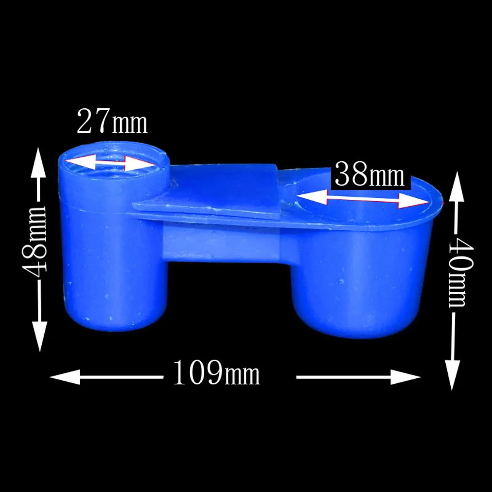 1 Pcs Plastic Bird Feeder blue Water Bottle Drinker Cup for Pigeon Bird Accessories Feeder