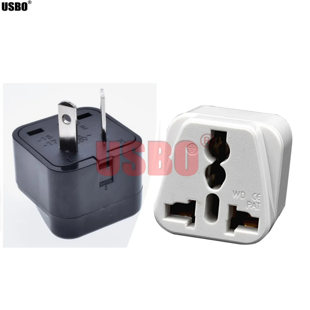 Black white 2 pin 10A 250V Australia New Zealand travel adaptor plug universal socket AU AC power plug socket connector TYPE-C