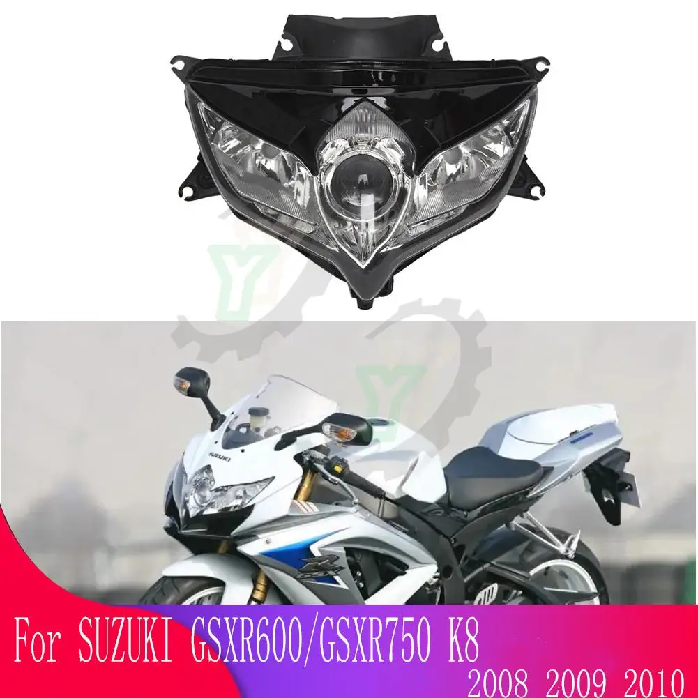 

GSXR750/600 GSX-R600/750 Motorcycle Front Headlight Headlamp Head Light Lighting Lamp For SUZUKI GSXR600/750 2008 2009 2010 K8