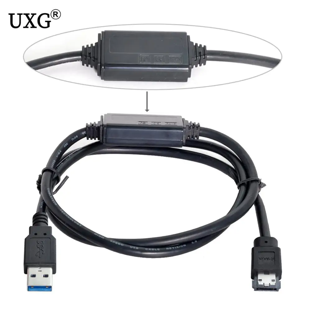 

USB 3.0 to Power Over eSATA DC5V Adapter USB2.0 to HDD/SSD/ODD eSATAp Converter