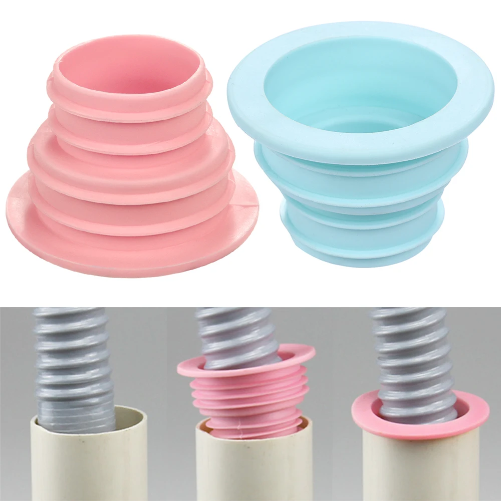 1Pcs Sewer Pipeline Deodorant Silicone Ring Washer Tank Sewer Pool Floor Drain Ring Sealing Seal Plug Pest Control Dropshipping