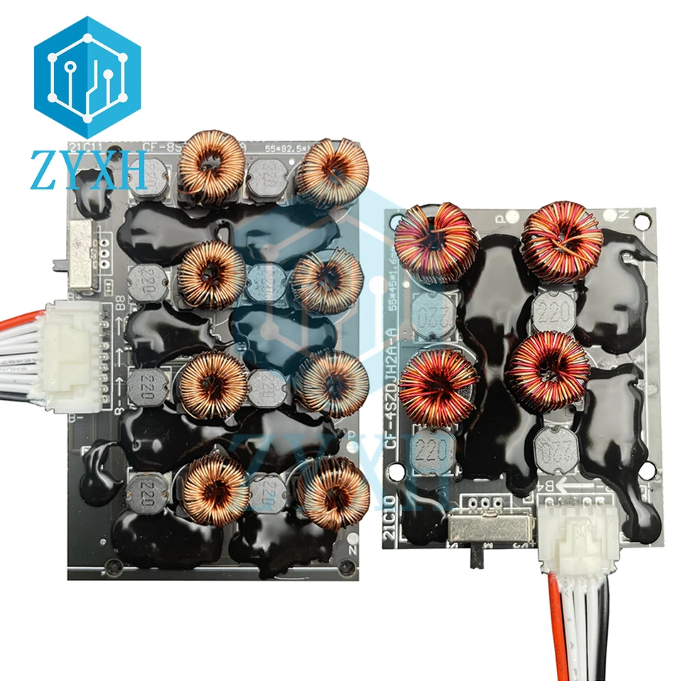 2A BMS 4S 8S aktywny Balancer Lifepo4 Li-ion Lipo 18650 akumulatory korektor transferu energii aktywny moduł równowagi