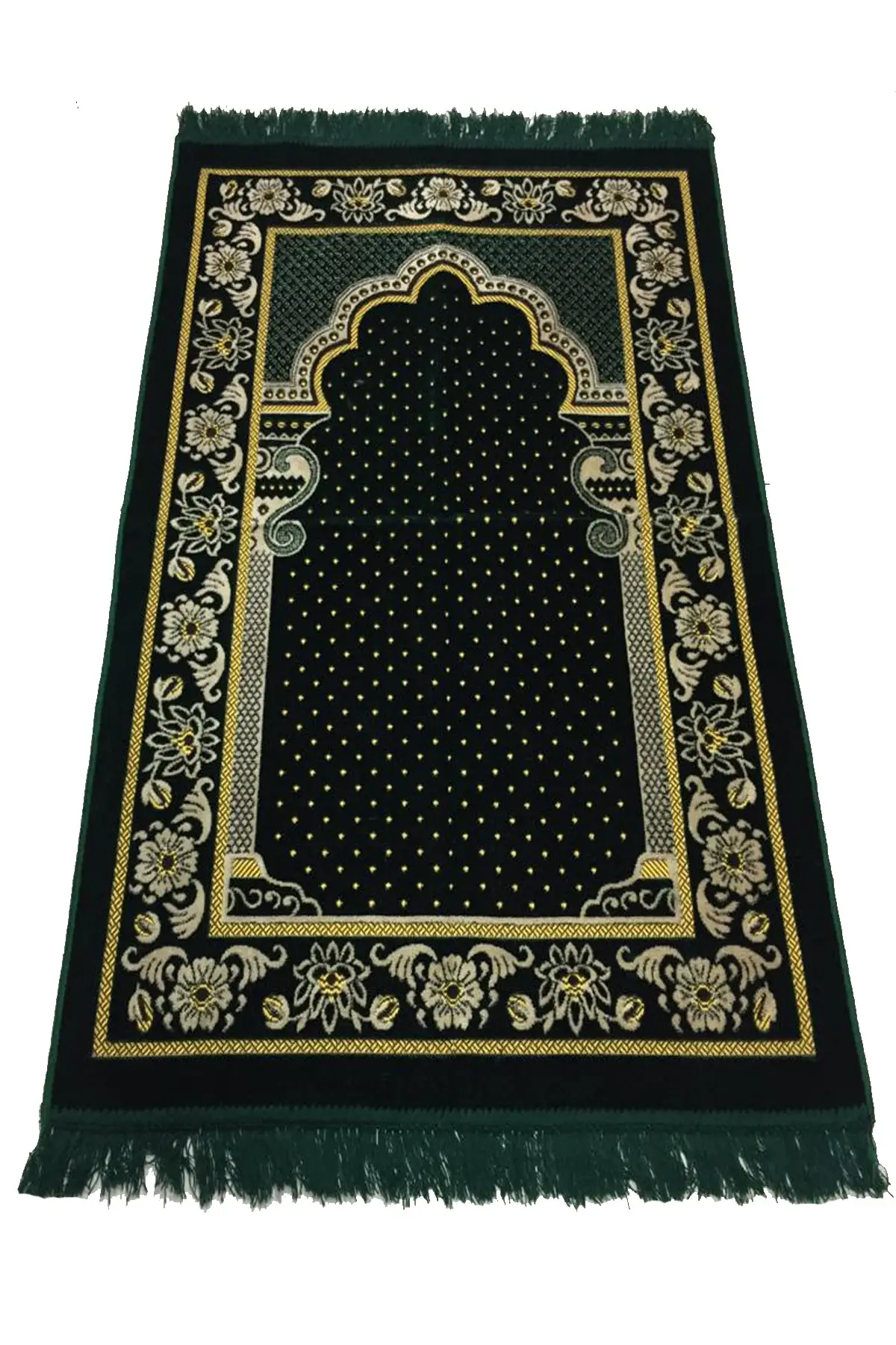 Dodya Lux Green Velvet Prayer Prayer rugs