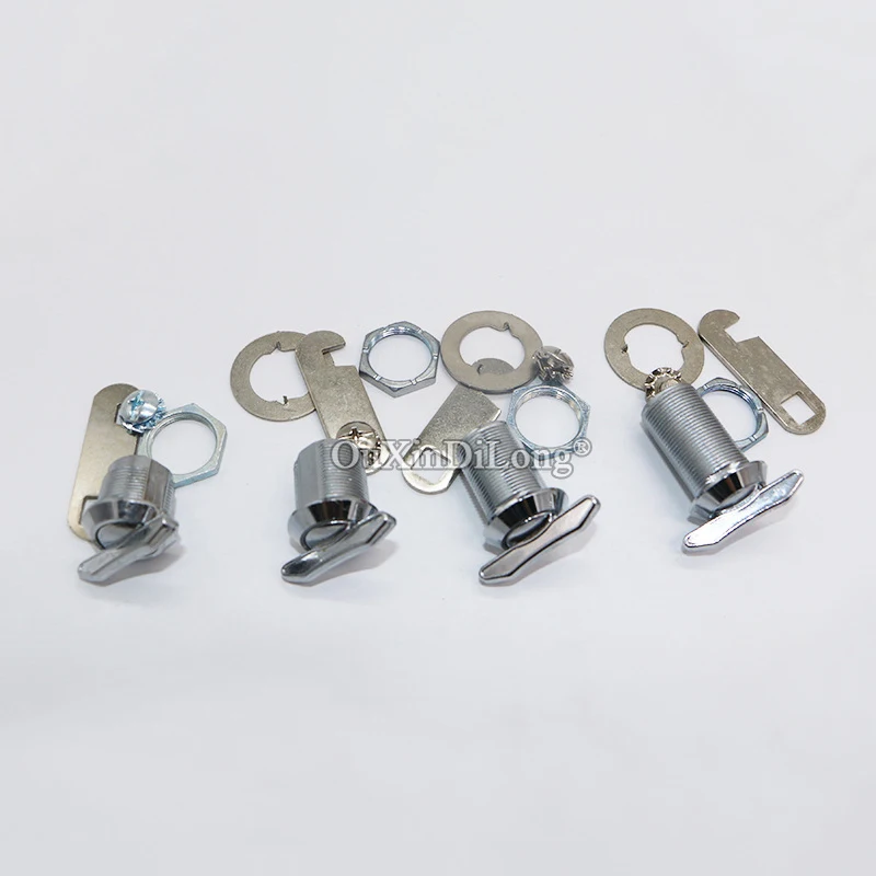 10PCS 16/20/25/30mm Mailbox Cabinet Cupboard Lock Thumb Turn Cam Lock Keyless RV Mobile Phone Cabinet Door Lock GF548