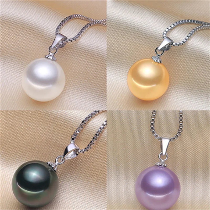 AIYANISHI Pearl Necklaces For Women 8/10/12/14/16mm Pearl Chain Necklace Collier Femme Choker Wedding Bridal Jewelry Party Gifts