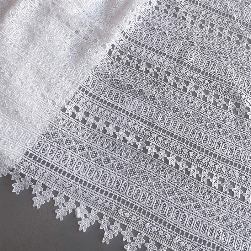 Hollow Water Soluble Lace Fabrics, Clothing Accessories, Wide, RS3768, 115cm