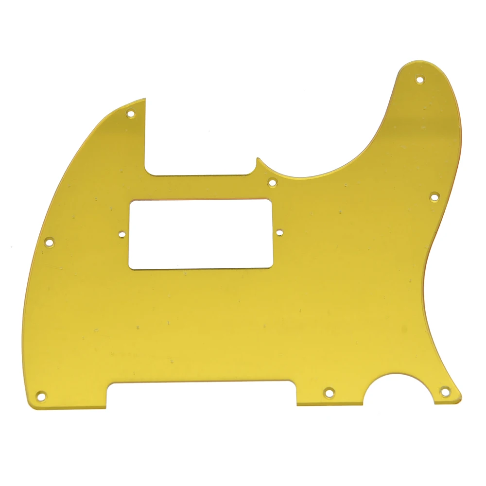 

8 Holes Guitar Telecaster Humbucker Pickguard Gold Mirror Tele Guitar Pickguard Scratch Plate W/Screw for USA Tele Style Guitar