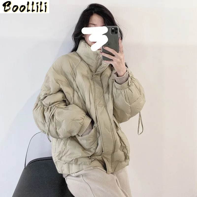 White Duck Boollili Down Jacket Women Clothes 2023 Winter Coat Women Stand Collar Korean Puffer Jacket Women Warm Parka