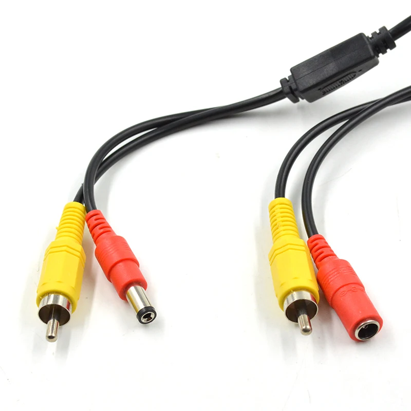 5M / 10M / 20M Security CCTV Cable RCA CCTV Camera Video Audio AV Power Cable For Home Surveillance Camera DVR System