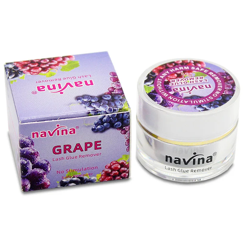 Navina 5g  Fruit Fragrance Eyelash lashes Eyelashes Adhesive Glue Remover No Stimulation White Makeup Paste Type