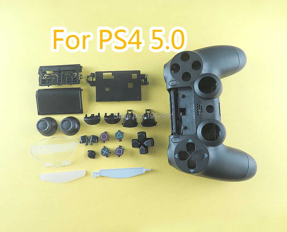 Plastic Hard Shell For PS4 Playstation 4 5.0 Version JSD 050 JDM 050 JDS 055 Controller Housing Cover Protective Shell Skin Case