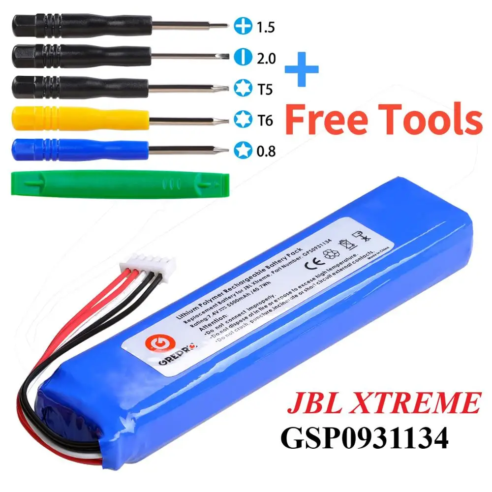 

GSP0931134 Battery (5500mAh) with Tools for JBL XTREME Xtreme Speaker