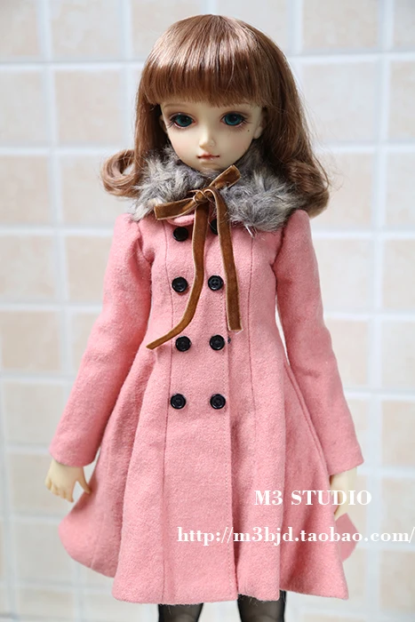 1/4 1/3 BJD Doll Woolen Coat for BJD/SD MSD SD13 Girl Clothes not include doll and other accessories  E2680