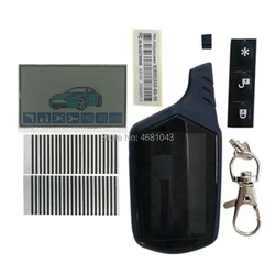A61 lcd display + Zebra Paper + LCD keychain body Case For Russian Starline A61 lcd remote Control two way Car Alarm System
