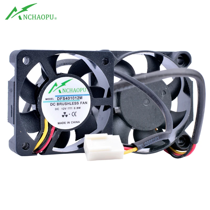 DFS401012M 40mm fan 40x40x10mm DC12V 0.8W speed detection Quiet cooling fan for the North-South Bridge CPU soft router