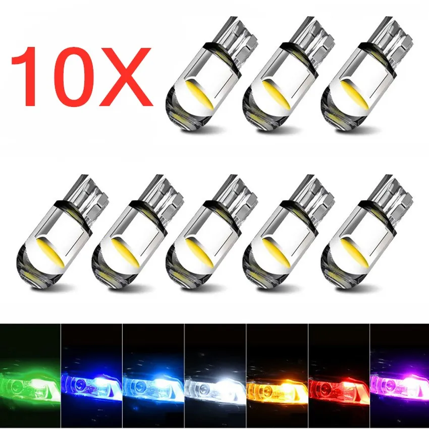 Luz Led COB de 6000K para coche, lámpara blanca para matrícula de automóvil, lámpara de cúpula de lectura DRL, estilo bombilla, accesorios de 12V,