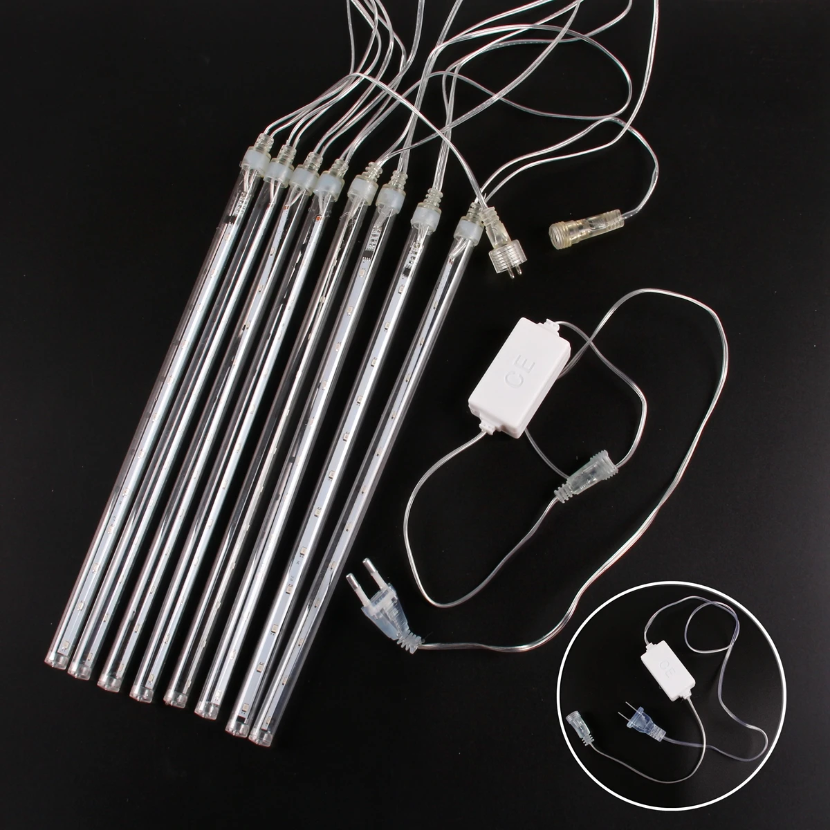 Waterproof Meteor Shower Rain Tubes  LED String Light Lamp Christmas Tree Festoon Lights Wedding Decoration Holiday lighting