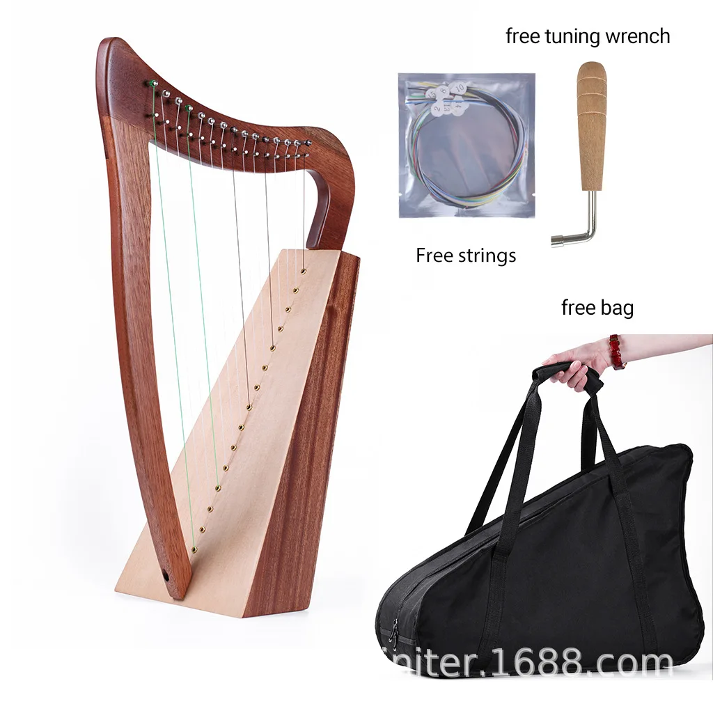 15-String Harp Irish Lycra Musical Instrument