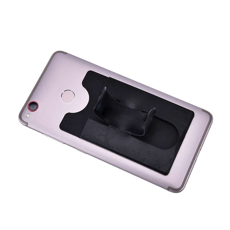 Touch U Shape Silicone Mobile Phone Stand Holder With Card Slot